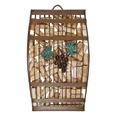 True Fabrications Cork Presentation Wine Barrel Wall-Mounted Cork Holder