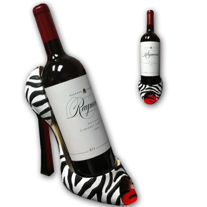 Wholesale π₯ Other Wild Eyes Zebra High Heel Wine Bottle Holder π 1 Other Wild Eyes Zebra High Heel Wine Bottle Holder