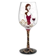 Wholesale ❤️ Epic Products Cougar & Her Wine Hand-Decorated Wine Glass 🧨 3 Epic Products Cougar & Her Wine Hand-Decorated Wine Glass