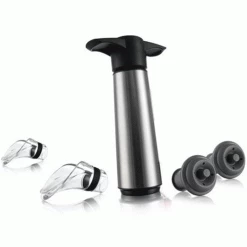 VacuVin Vacu Vin Wine Saver Stainless Steel Gift Pack
