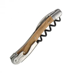Chateau Laguiole Corkscrew Olive Wood Waiter Style Corkscrews