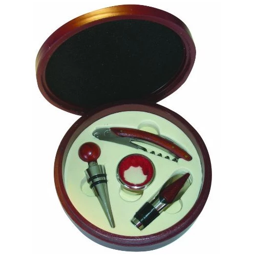 New ✔️ Other Waiter Style Corkscrews Happy Hour 4 Piece Wine Set 🤩 1 Other Waiter Style Corkscrews Happy Hour 4 Piece Wine Set