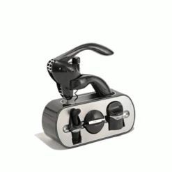 Lever Model Corkscrews Metrokane Houdini 5-piece Wine Tool Stand - Black