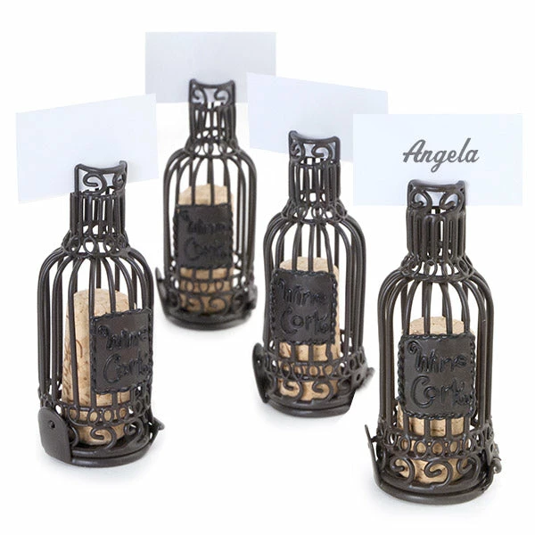 Best deal π Epic Products Wine Bottle Cork Cage Table Place Card Holder Set Cork Presentation π 1 Epic Products Wine Bottle Cork Cage Table Place Card Holder Set Cork Presentation