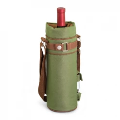 Picnic Plus Picnic Time Wine Sack - Pine Green
