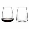 Riedel Winewings Pinot Noir / Nebbiolo Stemless Wine Glasses - Set Of 2 Riedel Winewings Glasses